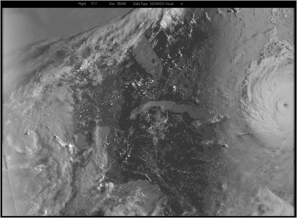 6 SOPS shows Hurricane Irma from space