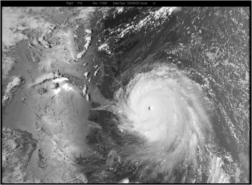 6 SOPS shows Hurricane Irma from space