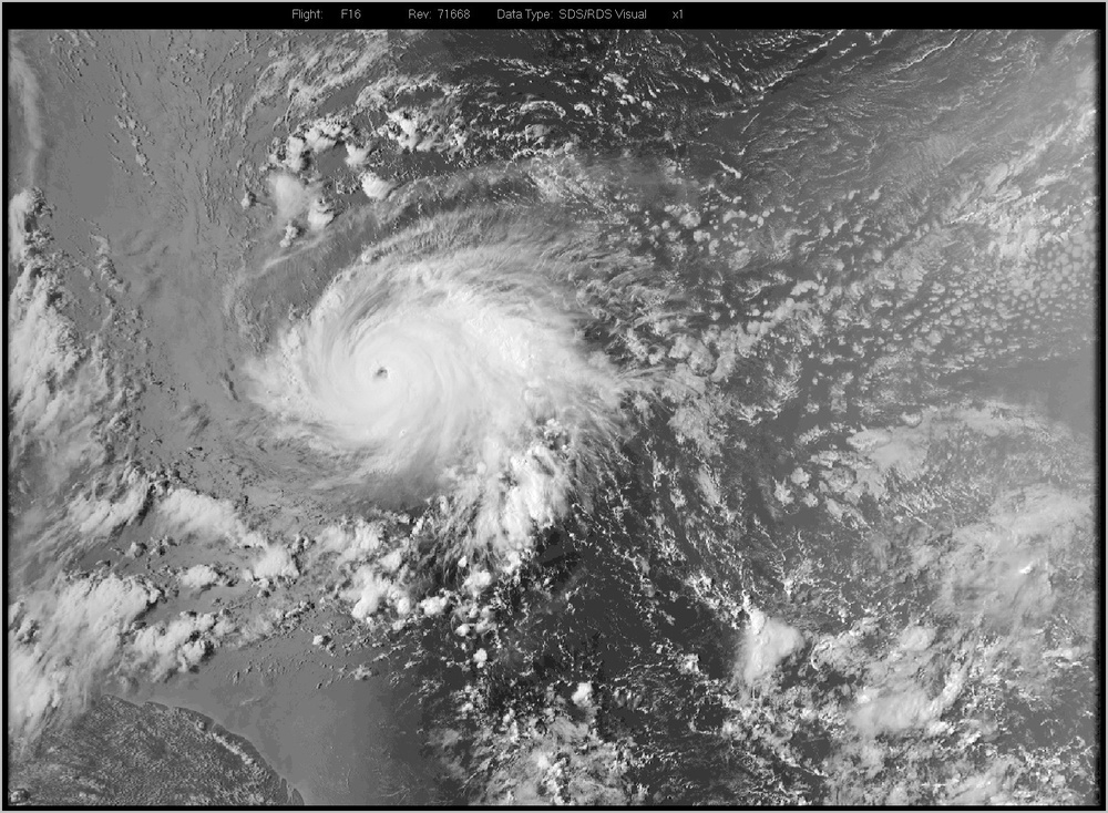 6 SOPS shows Hurricane Irma from space