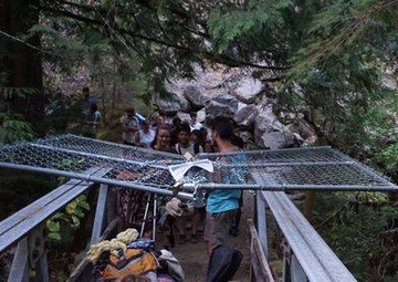 Eagle Creek Trail fire