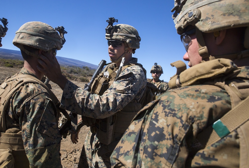 Kilo Co. conducts integrated platoon live-fire exercise