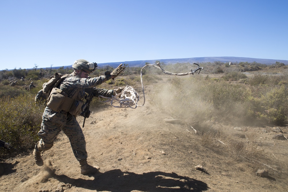 Kilo Co. conducts integrated platoon live-fire exercise