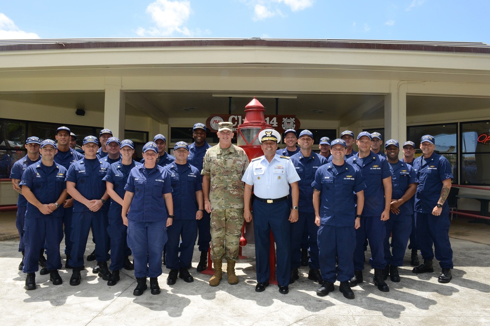 Gen. Robert Brown visits Coast Guard Base Honolulu