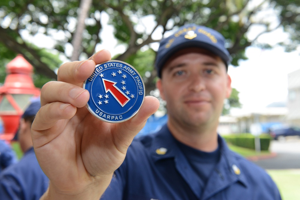 Gen. Robert Brown visits Coast Guard Base Honolulu