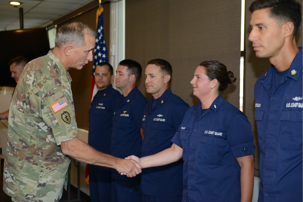 Gen. Robert Brown visits Coast Guard Base Honolulu