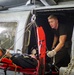 Sailors perfrom medical evacuation procedures aboard USS New York