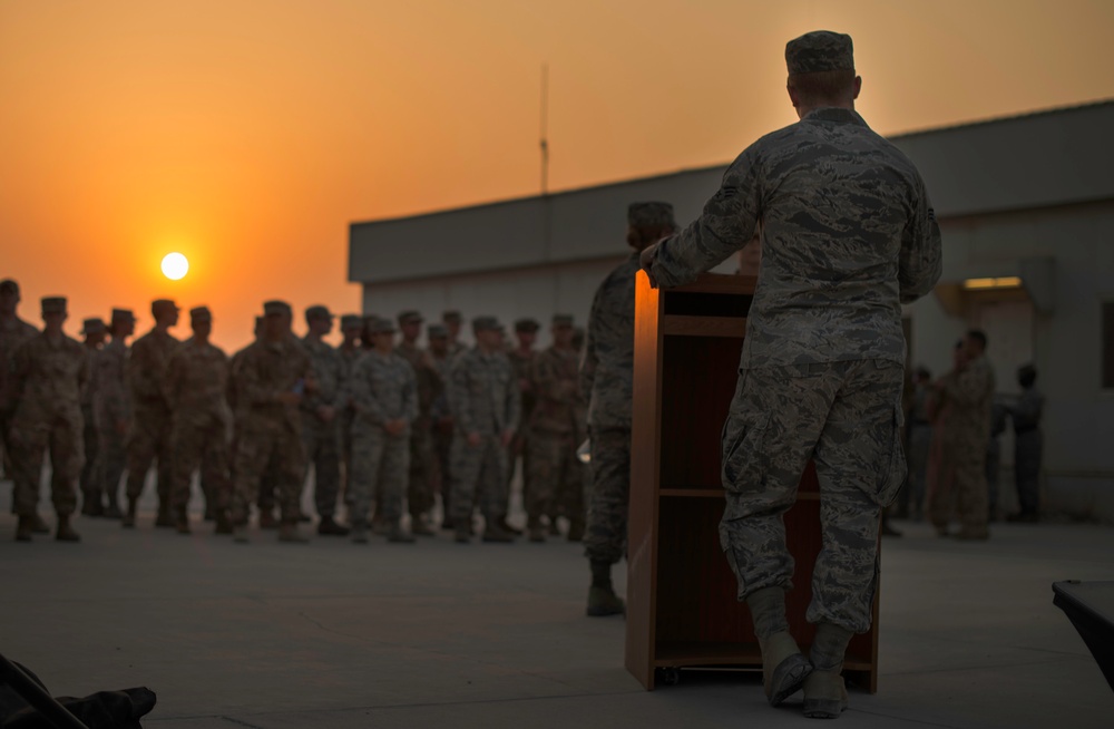 Deployed U.S., Coalition personnel honor 9/11