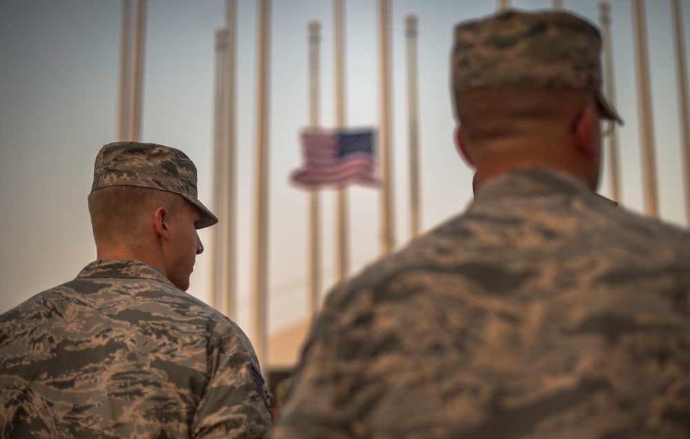 Deployed U.S., Coalition personnel honor 9/11