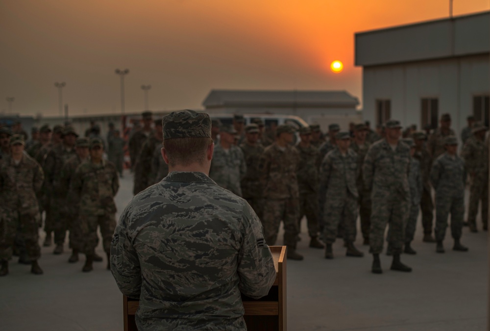 Deployed U.S., Coalition personnel honor 9/11