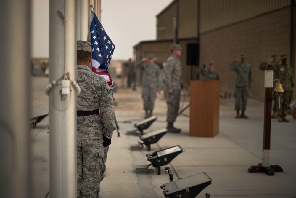 Deployed U.S., Coalition personnel honor 9/11