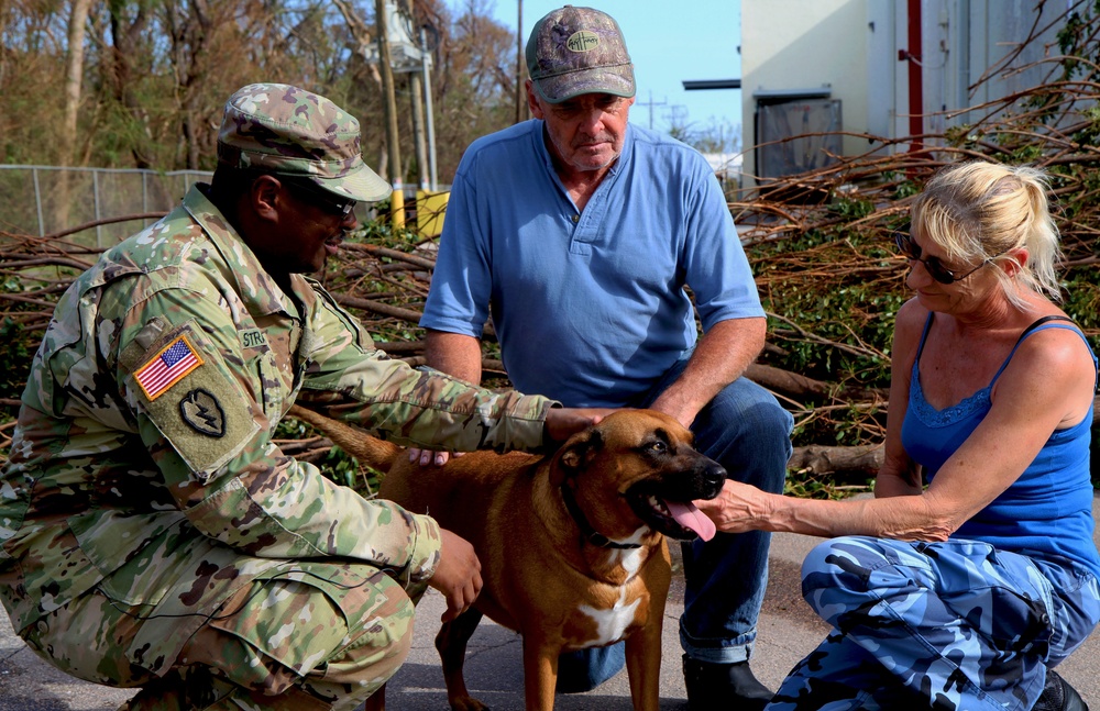 53rd Infantry Brigade Combat Team, Brigade Engineer Battalion meets with locals