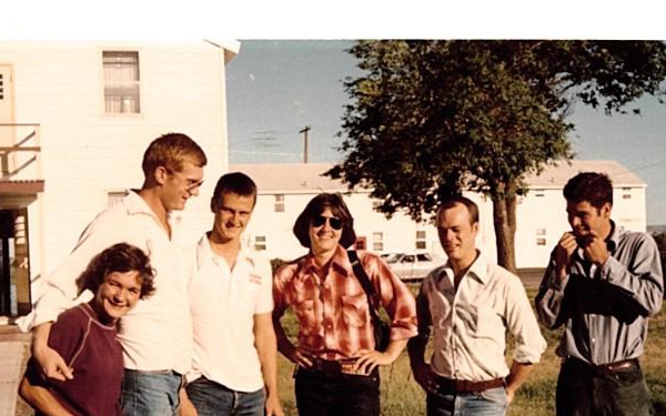 Liz Russell and classmates