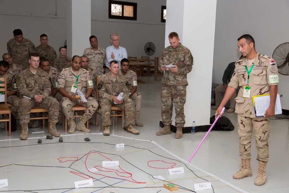 Combined arms rehearsal, Exercise Bright Star 2017