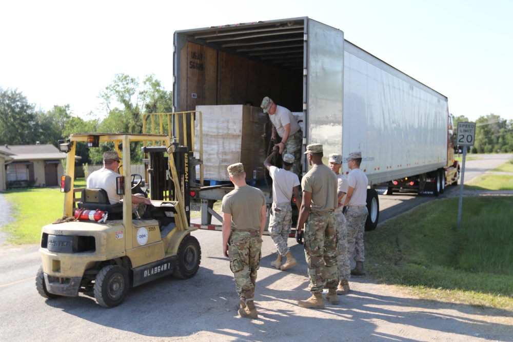 Arkansas National Guard and Texas residents stand as one after Hurricane Harvey