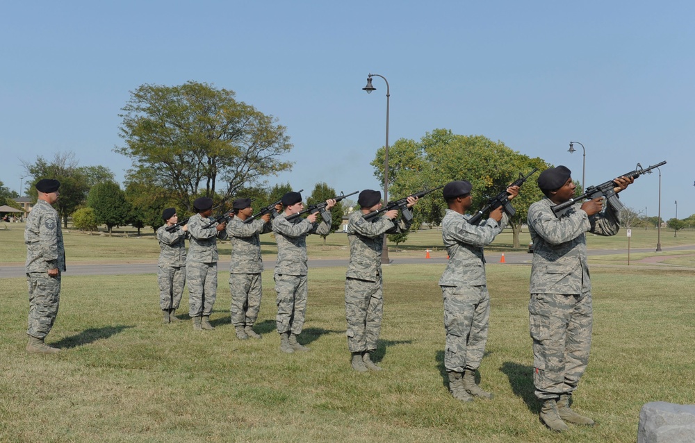 Patriot Day Retreat ceremony