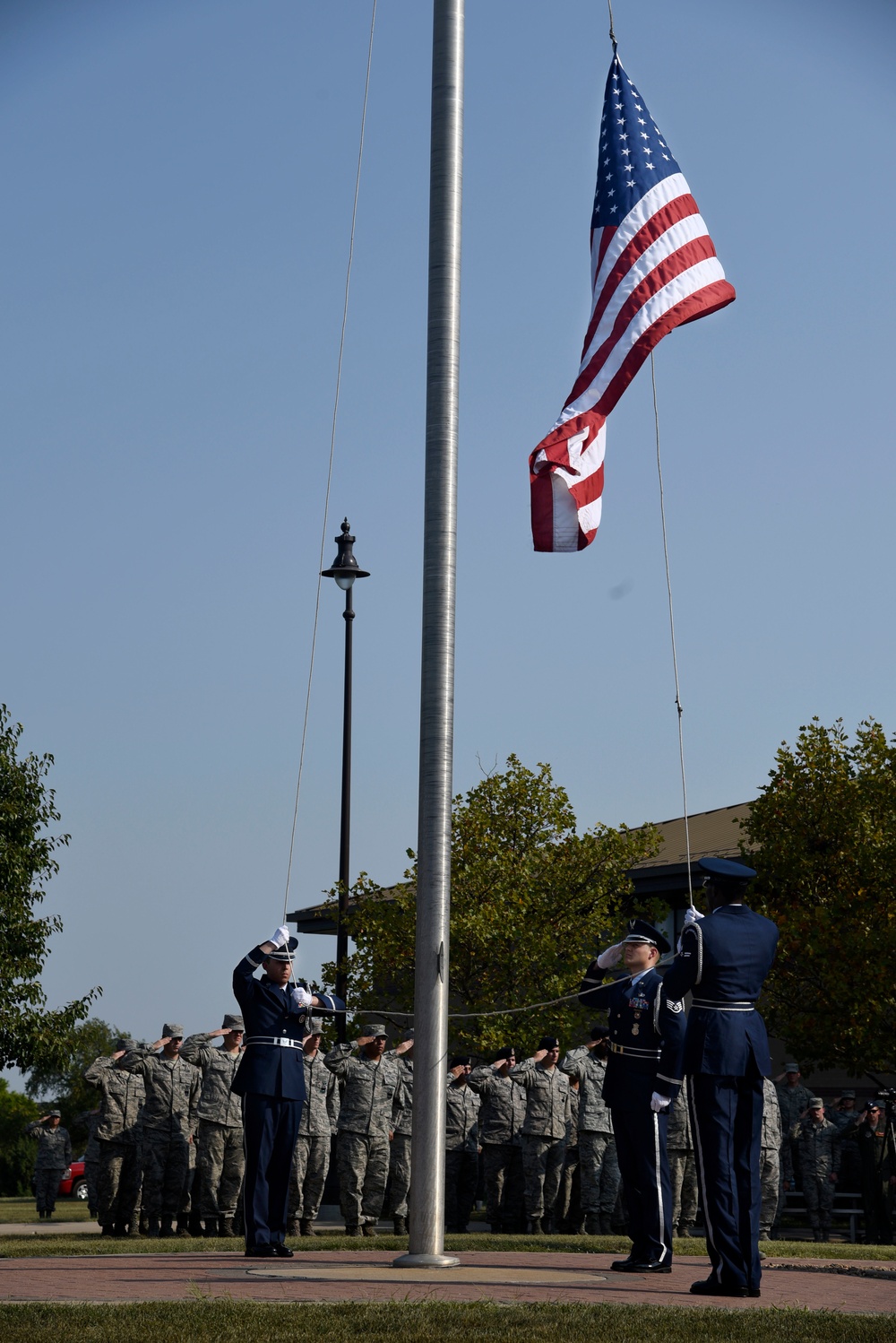 Patriot Day Retreat ceremony