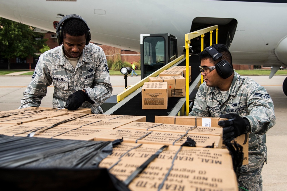 Scott AFB continues to be a hub for units readying support efforts in Hurricane Irma's aftermath
