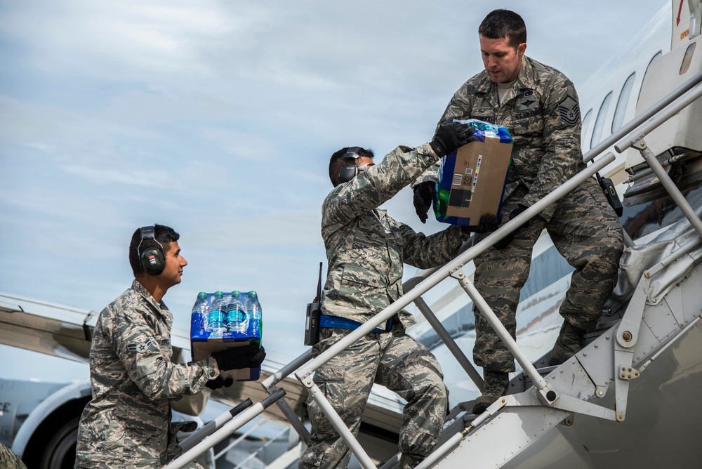 Scott AFB continues to be a hub for units readying support efforts in Hurricane Irma's aftermath