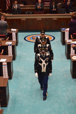 Phoenix Central performs color guard honors at Article V planning convention