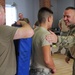 Michigan Army National Guard Company B, 1st Battalion, 125th Infantry Regiment conducts hand-to-hand combat training at Exercise Viking Star 2017 in Denmark