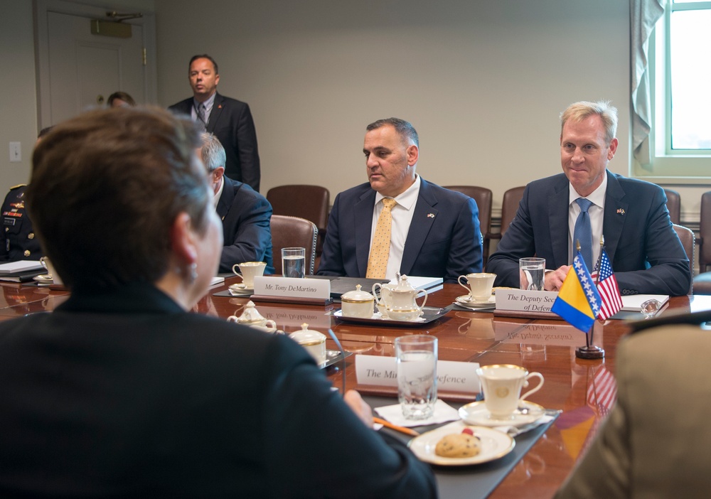 DSD meets with Bosnia-Herzegovina's minister of defense