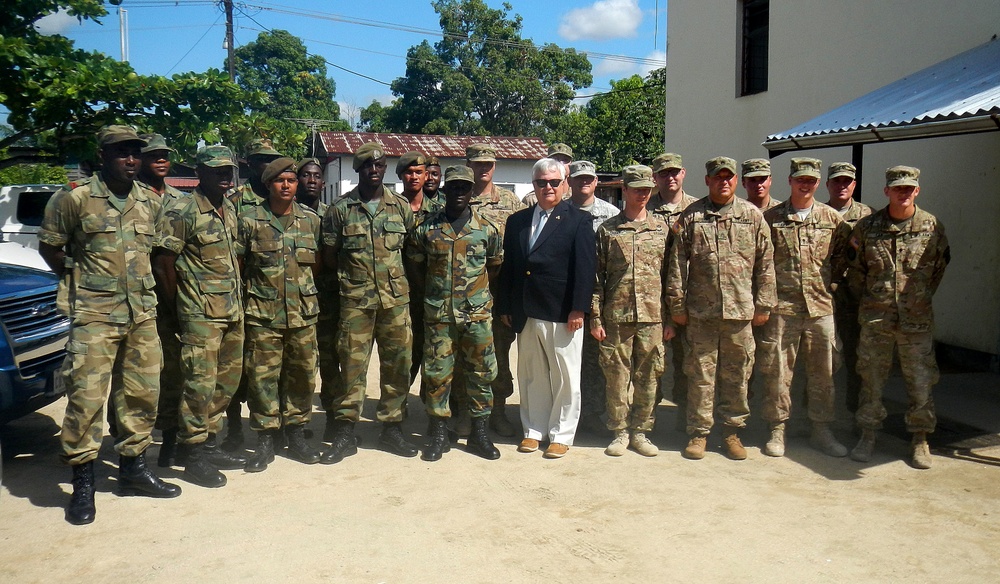 SD Guard, Suriname engineers partner together to renovate school