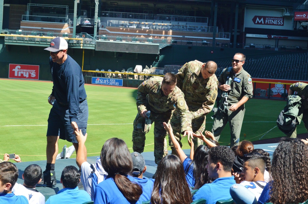 Phoenix Central recruiters attend Arizona Diamondbacks Career Day