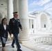 President of the Republic of the Marshall Islands, H.E. Hilda C. Heine, Participates in a Public Wreath-Laying Ceremony at Arlington National Cemetery