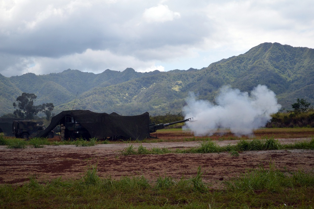 New Zealand, US artillerists fire during Bronco Strike