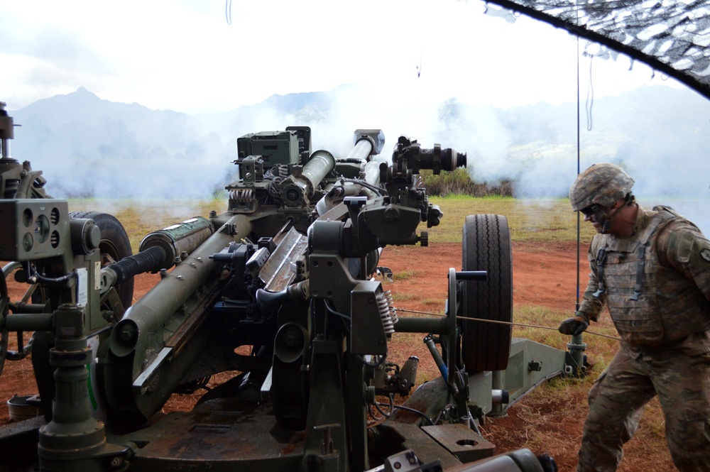 New Zealand, US artillerists fire during Bronco Strike