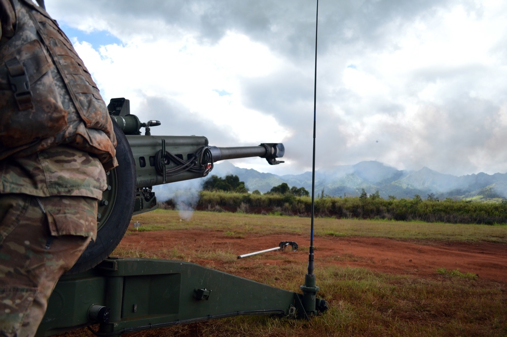 New Zealand, US artillerists fire during Bronco Strike