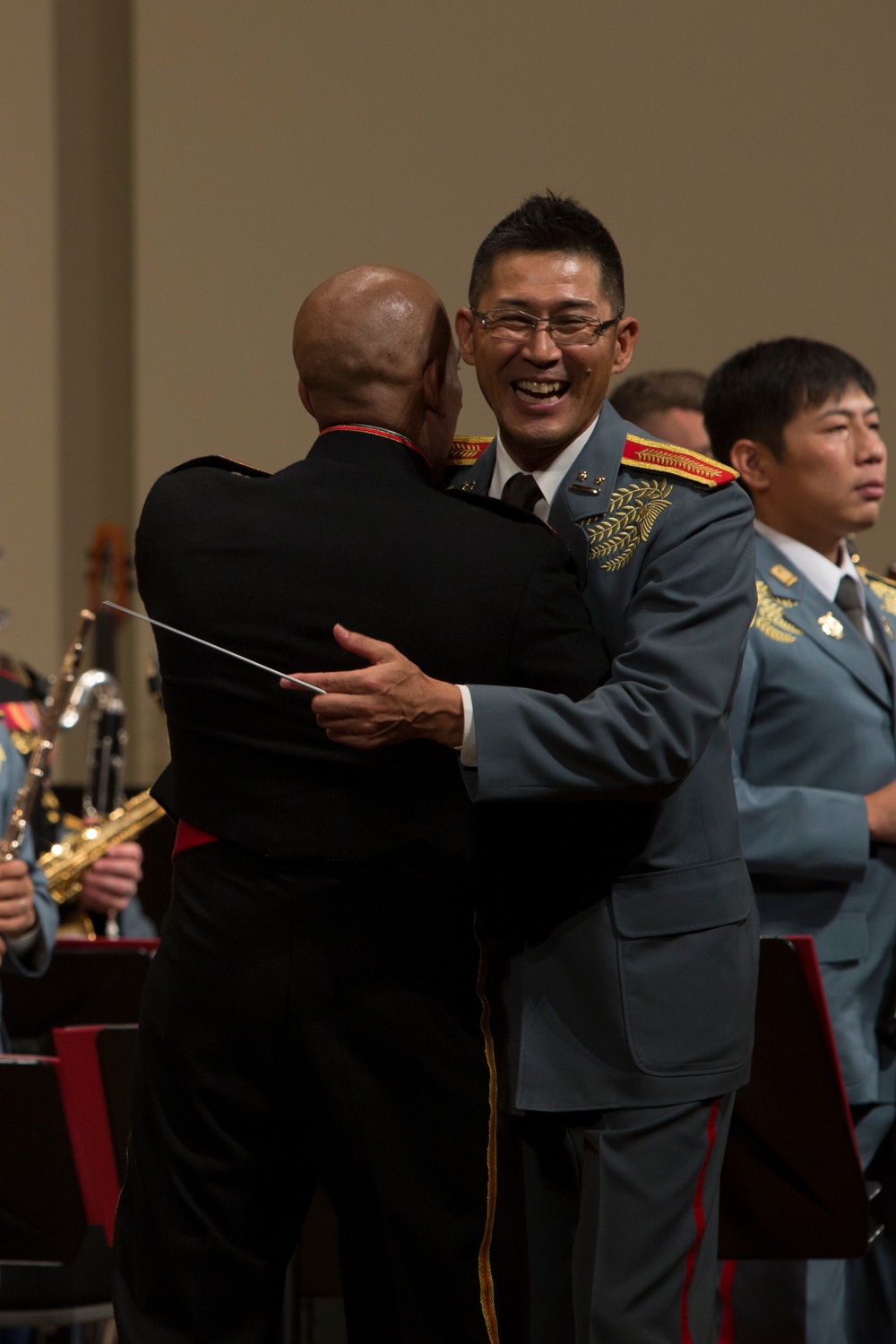 III MEF Band and JGSDF 15th Brigade band come together for a night of harmony, friendship