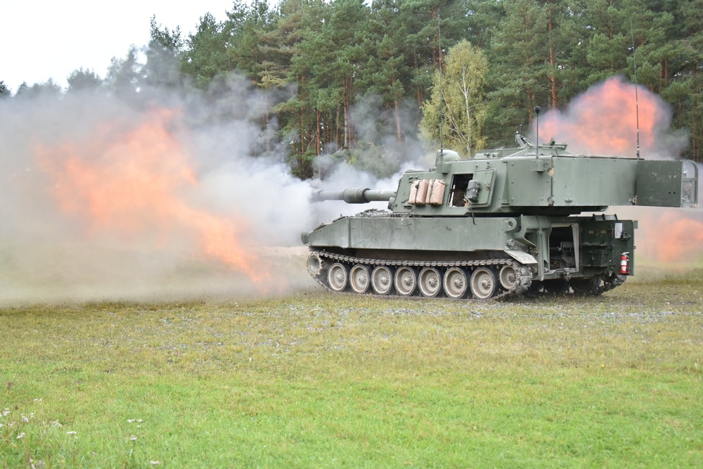 3-29FA conduct a live fire exercise