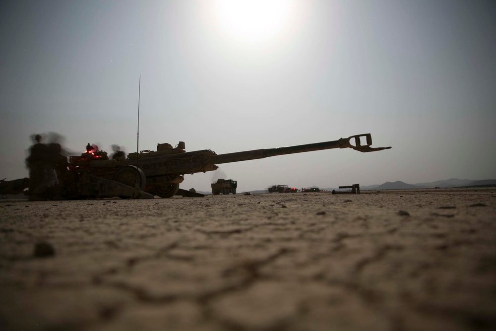 15th MEU's Battery participates in Alligator Dagger's Fire Support Coordination Exercise