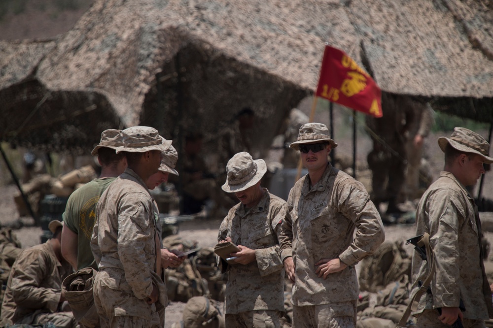 Naval Amphibious Forces, Task Force 51/5th MEU utilize the Horn of Africa terrain for Alligator Dagger exercise