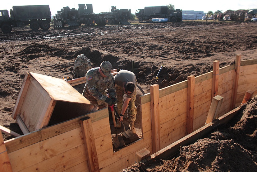 Battle Group Poland Trench Build