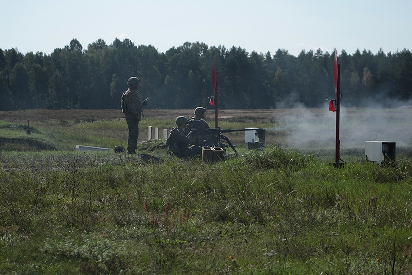 Battle Group Poland Machine Gun Range