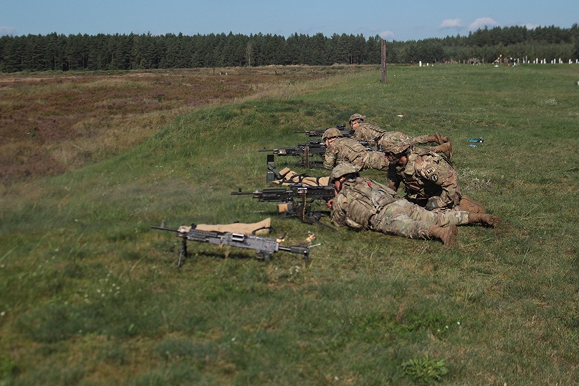 Battle Group Poland Machine Gun Range
