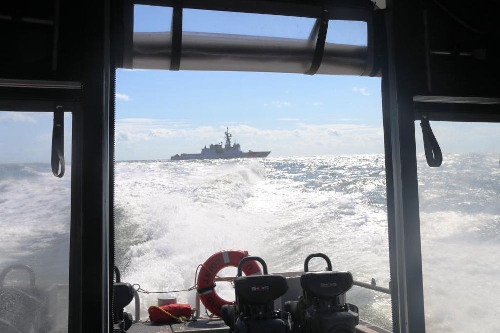 Coast Guard Cutter Hamilton crew conducts Hurricane Irma relief efforts