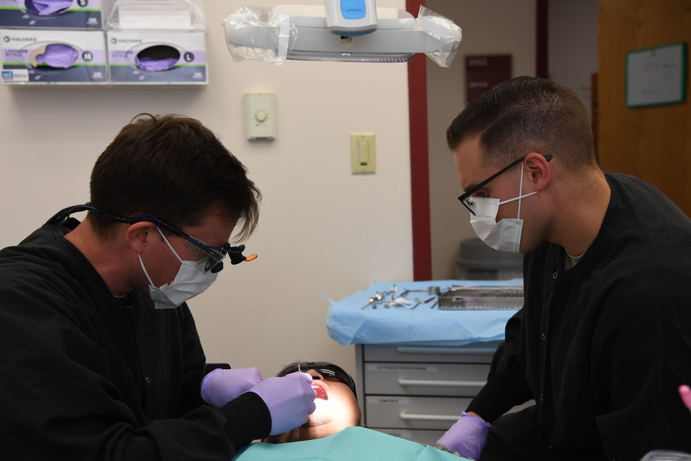 Dental assistant prevents dental disaster