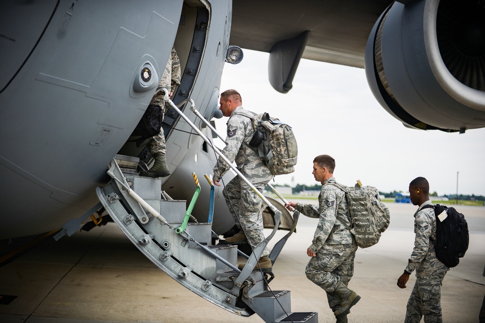 Dover Air Force reservists support hurrican Irma relief