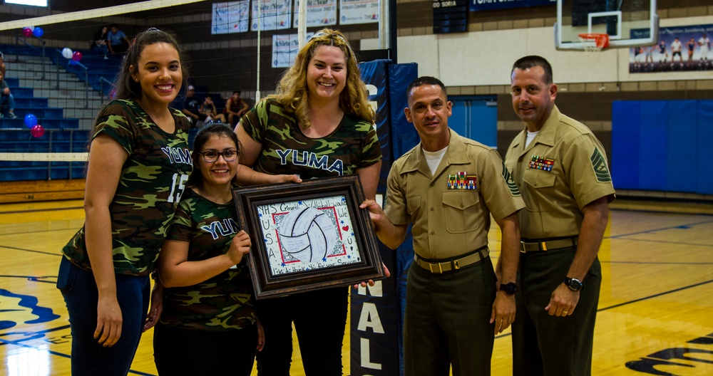Yuma High School Salutes Local Military