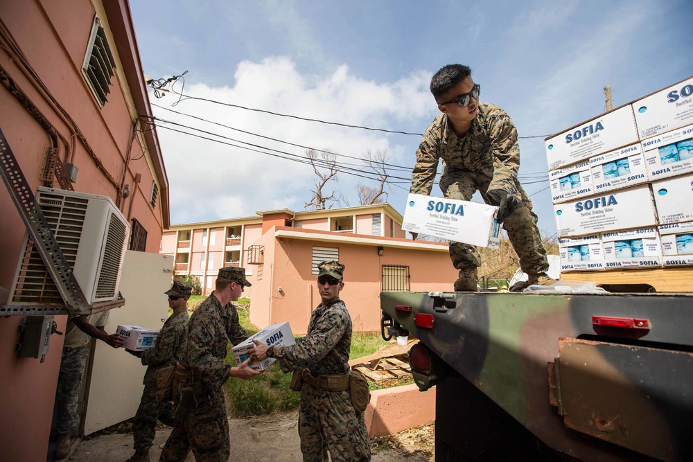 BLT 2/6 continues humanitarian aid for victims of Hurricane Irma in the U.S. Virgin Islands