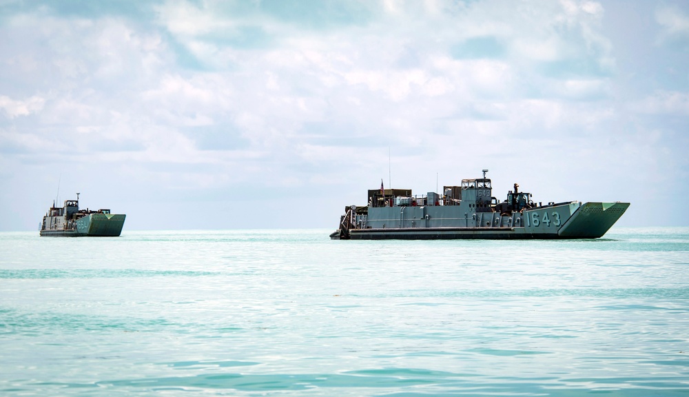LCUs Travel to Key West with Supplies for Hrricane Relief Efforts