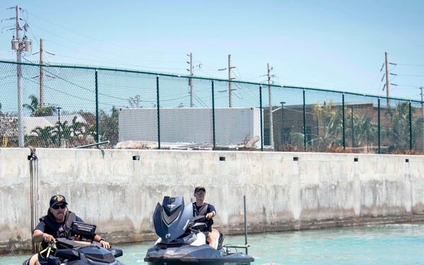 Survey Inspectors Clear Debris in Key West Following Hrricane Irma