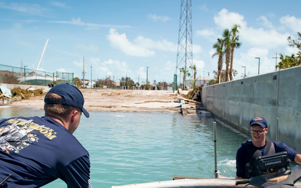 Survey Inspectors Clear Debris in Key West Following Hrricane Irma