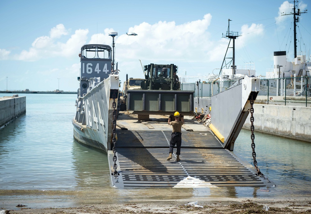 LCUs Travel to Key West with Supplies for Hrricane Relief Efforts