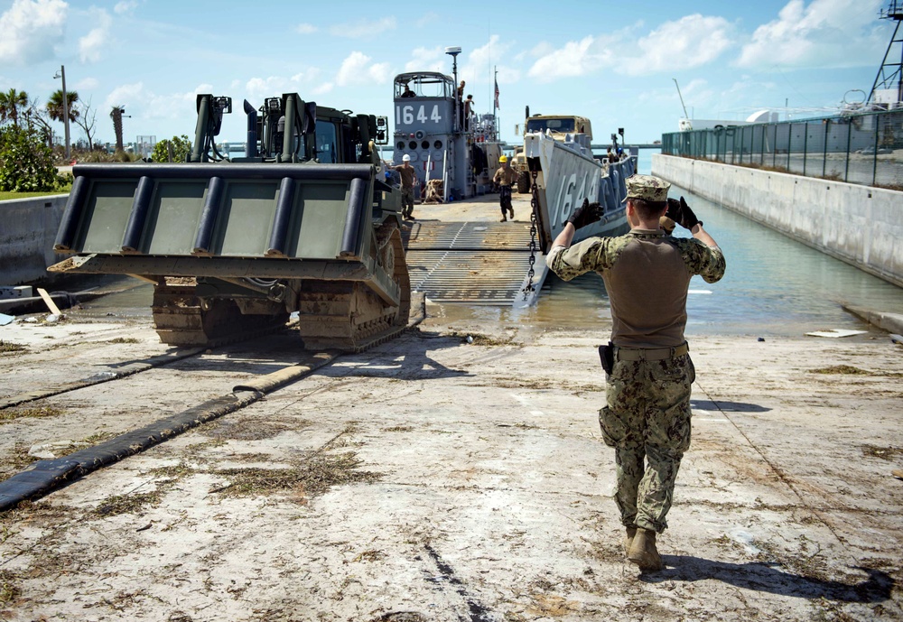 LCUs Travel to Key West with Supplies for Hrricane Relief Efforts