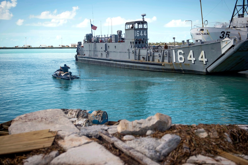 LCUs Travel to Key West with Supplies for Hrricane Relief Efforts