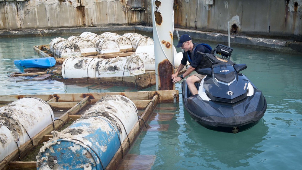 Survey Inspectors Clear Debris in Key West Following Hrricane Irma